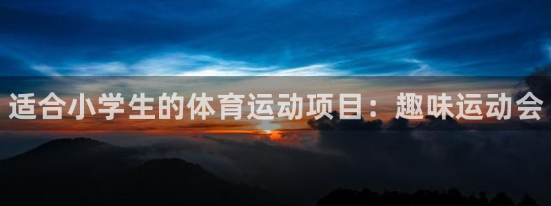 vsport体育官方集团官网：适合小学生的体育运动项